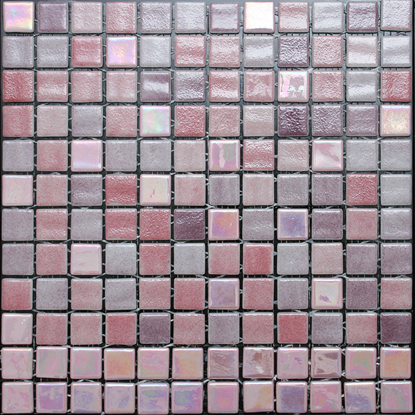 Мозаика Mosavit Mezclas Combi6 + Acquaris Petunia 15%, цвет фиолетовый, поверхность глянцевая, квадрат, 316x316