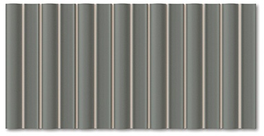 Керамическая плитка Wow Faces Bars Steel Blue 133426, цвет голубой, поверхность матовая 3d (объёмная), кабанчик, 125x250