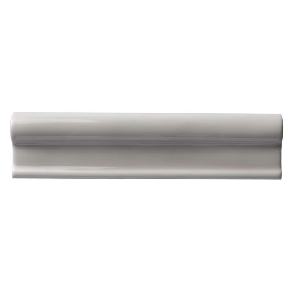 Бордюры Adex Levante Moldura Monzon Glossy ADLE5004, цвет серый, поверхность глянцевая, прямоугольник, 50x200