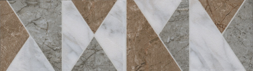 Бордюры Kerama Marazzi Каприччо бордюр глянцевый OS\A301\880, цвет серый коричневый, поверхность глянцевая, прямоугольник, 57x200