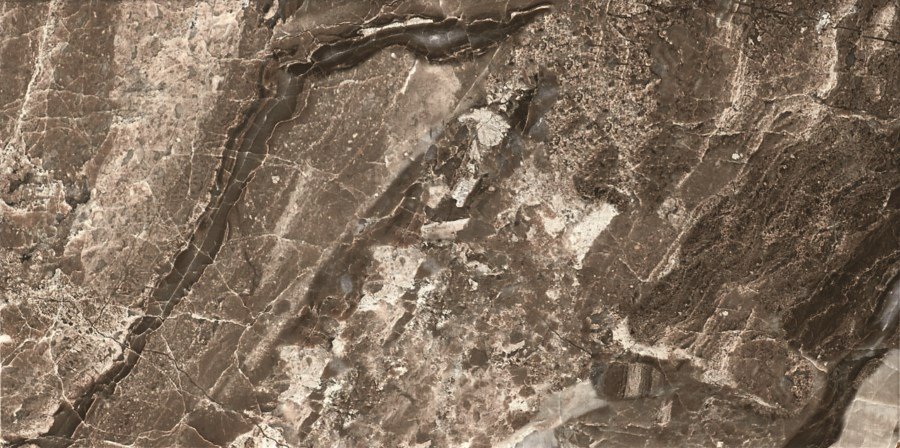 Керамическая плитка Keratile Danae Antracita, цвет коричневый, поверхность глянцевая, прямоугольник, 250x500