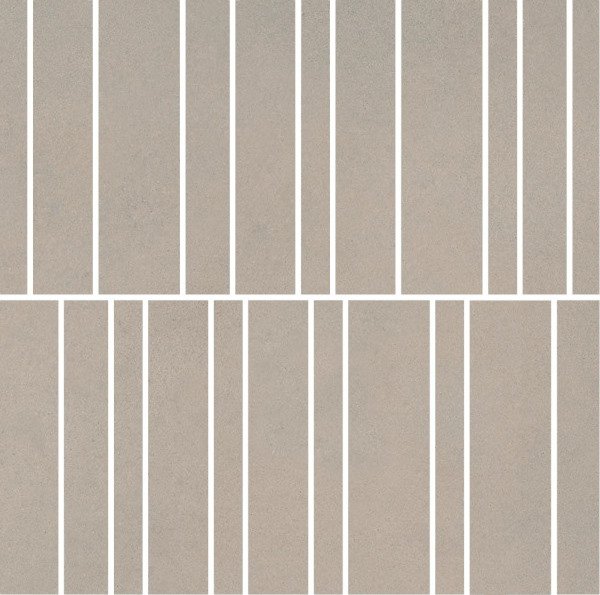 Мозаика Impronta Nuances Tortora Mos.Listelli NU06ML, цвет серый, поверхность матовая, прямоугольник, 300x300