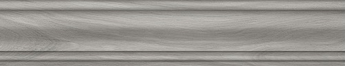Бордюры Kerama Marazzi Монтиони Плинтус Серый Матовый SG5267\BTG, цвет серый, поверхность матовая, прямоугольник, 80x396