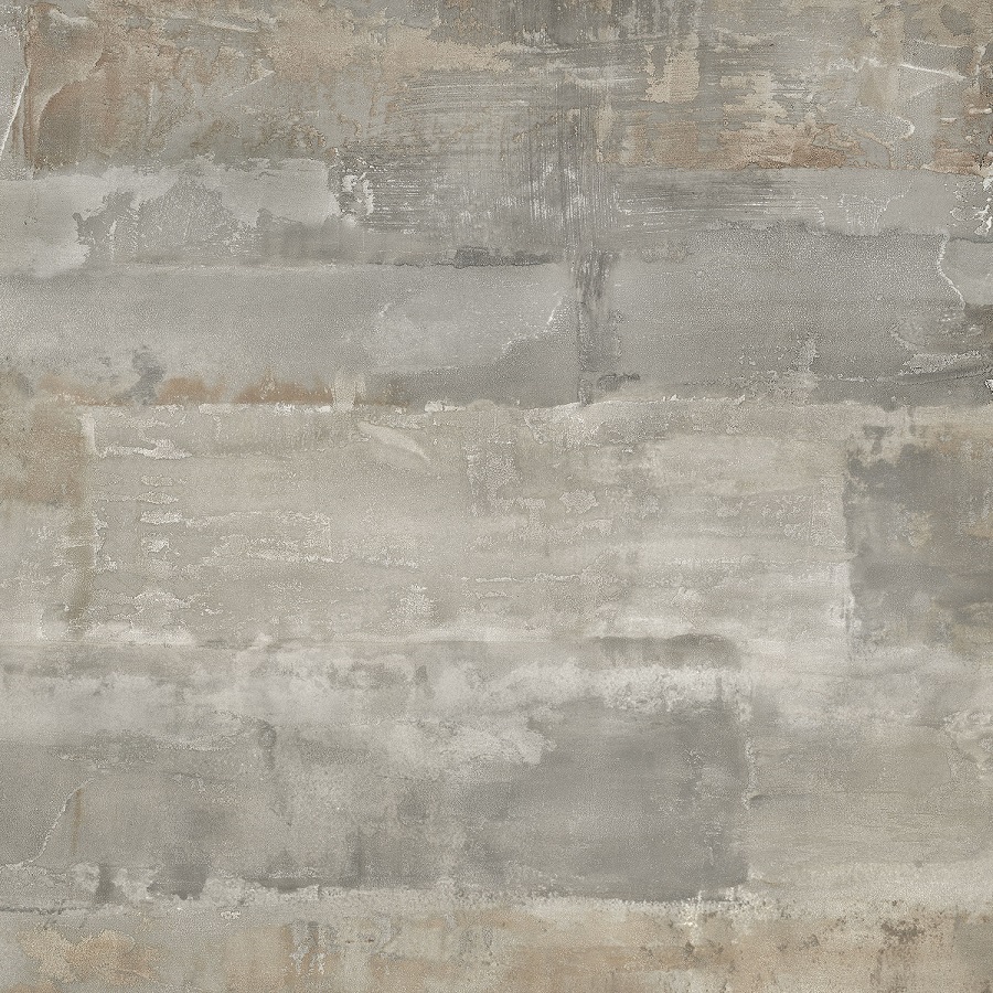 Керамогранит Tubadzin Art Cement Graphite Matt, цвет серый, поверхность матовая, квадрат, 1198x1198