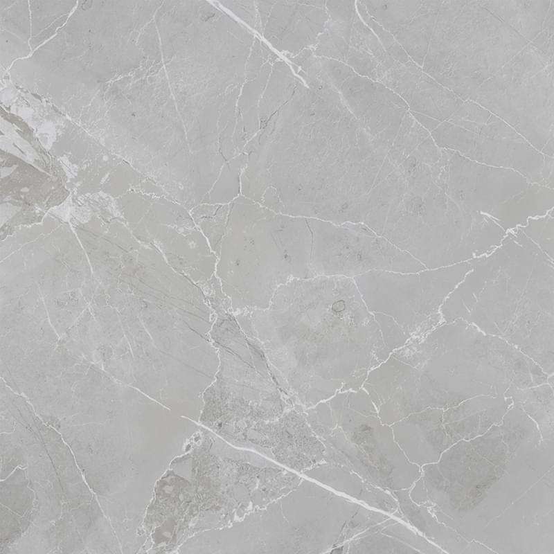 Керамогранит Geotiles Aura Perla, цвет серый, поверхность глянцевая, квадрат, 600x600