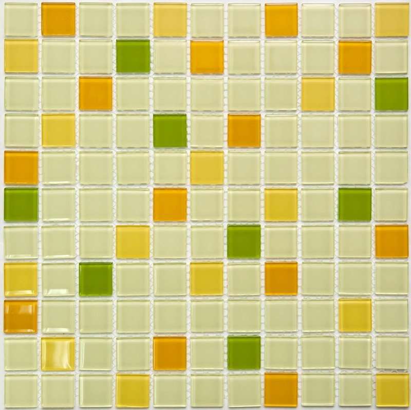 Мозаика NS Mosaic S-461, цвет разноцветный, поверхность глянцевая, квадрат, 300x300