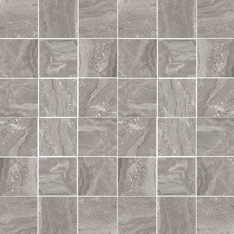 Мозаика Fly Zone Spa Stones Mosaico Grigio Polished, цвет серый, поверхность полированная, квадрат, 300x300