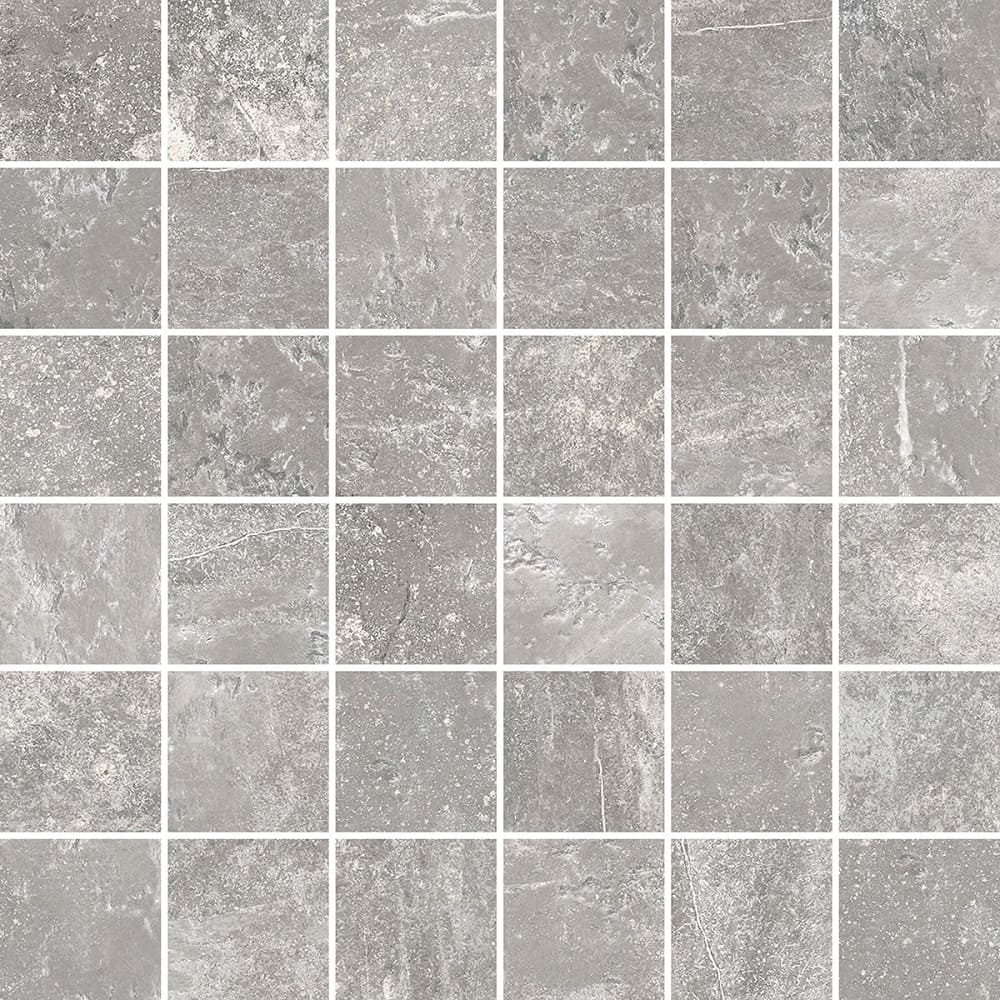 Мозаика RHS Rondine Ardesie Grey Mosaico J87146, цвет серый, поверхность матовая, квадрат, 300x300