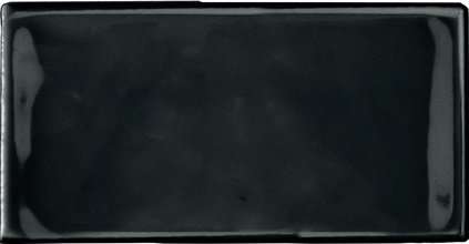 Керамическая плитка Bestile Bondi Metro Black, цвет чёрный тёмный, поверхность матовая, кабанчик, 75x150