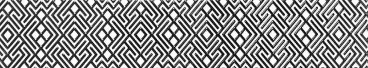 Бордюры Unitile (Шахтинская плитка) Камелия Черн 01 Бордюр 010212001781, цвет чёрно-белый, поверхность глянцевая, прямоугольник, 75x400