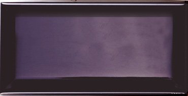 Керамическая плитка Cevica Metro Azul Cobalto, цвет фиолетовый, поверхность глянцевая, кабанчик, 75x150