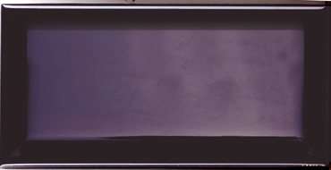 Керамическая плитка Cevica Metro Azul Cobalto, цвет фиолетовый, поверхность глянцевая, кабанчик, 75x150