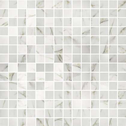Мозаика MO.DA Attica Mosaico Bianco Mix, цвет белый, поверхность полированная, квадрат, 300x300