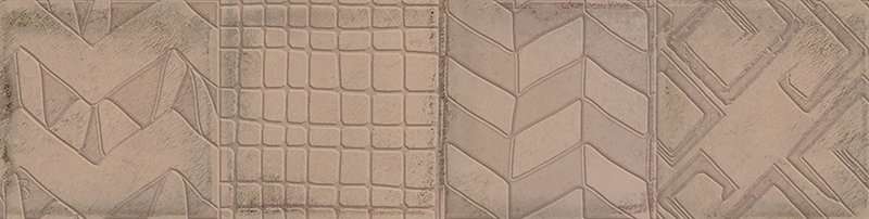 Керамическая плитка Cifre Alchimia Decor Vison, цвет коричневый, поверхность глянцевая, прямоугольник, 75x300
