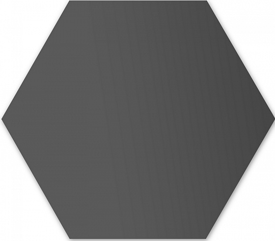 Керамогранит Wow Floor Tiles Hexa Graphite Matt 113842, цвет серый, поверхность матовая, шестиугольник, 200x230