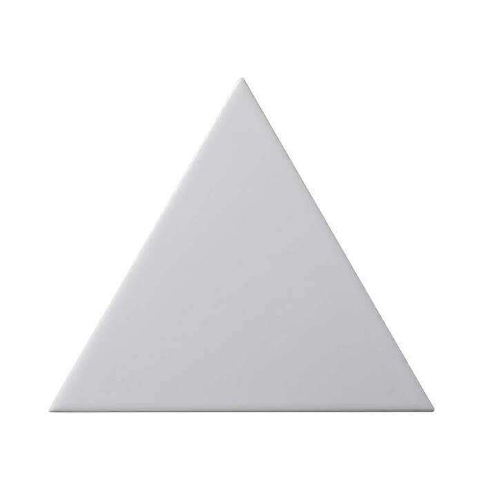 Керамическая плитка Petracers Triangolo Fondo Bianco, цвет серый, поверхность глянцевая, квадрат, 170x170x150