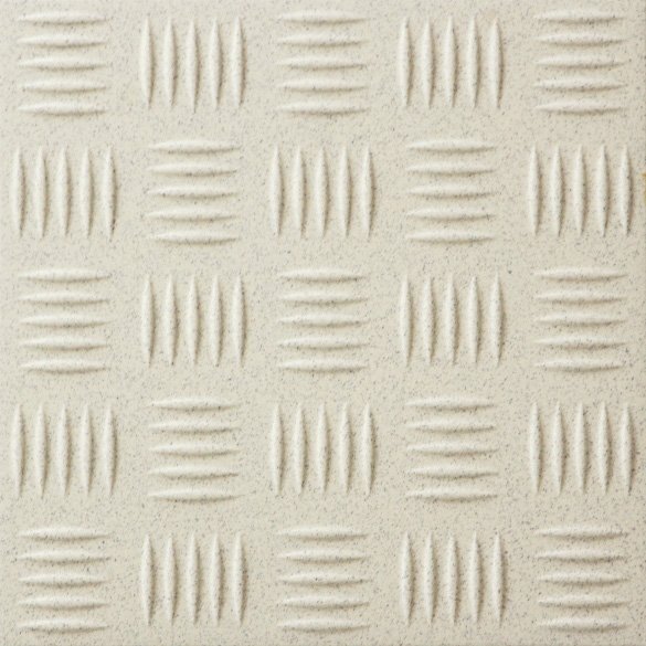 Керамогранит Уральский гранит U126A Flutted (Рифленый 12мм), цвет серый, поверхность матовая 3d (объёмная), квадрат, 300x300