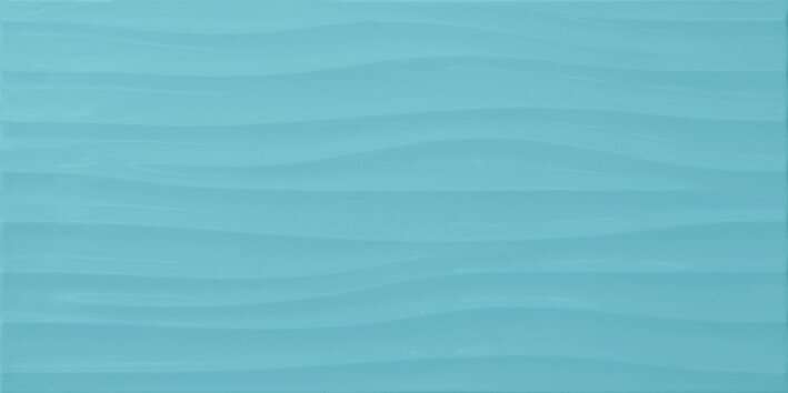 Керамическая плитка Керамин Плитка Настенная Дюна 2т Бирюзовый, цвет бирюзовый, поверхность глянцевая, прямоугольник, 300x600