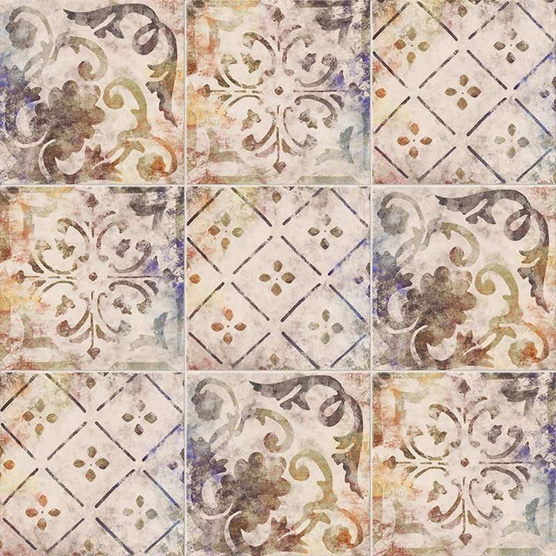 Декоративные элементы Mainzu Ravena Decor Constanza, цвет разноцветный, поверхность матовая, квадрат, 200x200