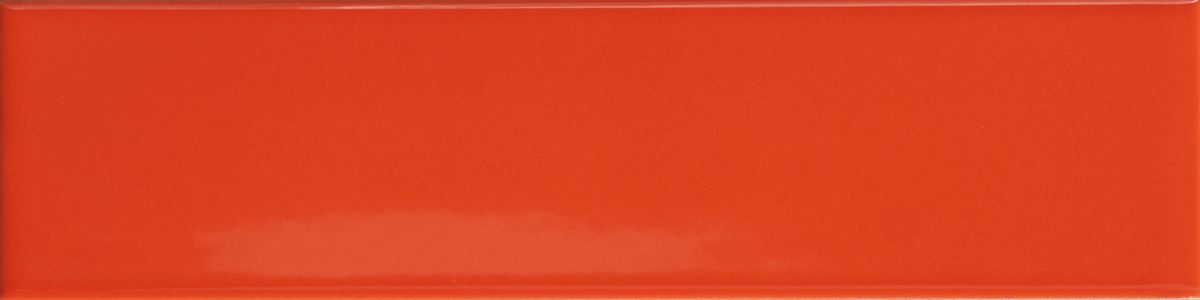 Керамическая плитка 41zero42 Kappa Lobster 4101043, цвет красный, поверхность глянцевая, прямоугольник, 50x200