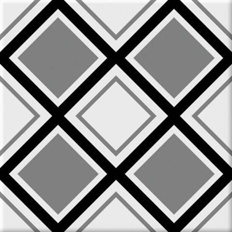 Керамогранит Geotiles Geomix Vendome, цвет чёрный, поверхность натуральная, квадрат, 223x223