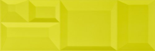 Керамическая плитка Aparici Nordic Lime Capture, цвет жёлтый, поверхность глянцевая, квадрат, 298x895