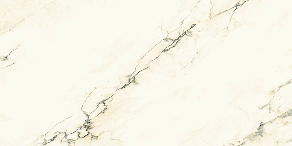 Широкоформатный керамогранит Arch Skin Stone Calacatta SGF.MM.IMW.LUC 3000X1500X6, цвет бежевый, поверхность полированная, прямоугольник, 1500x3000