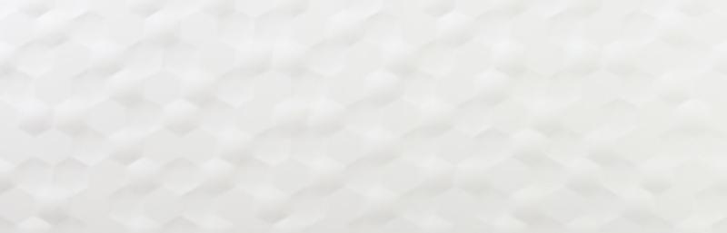 Керамическая плитка Azulev Luminor Panal Mate Slimrect Blanco, цвет белый, поверхность матовая, прямоугольник, 290x890