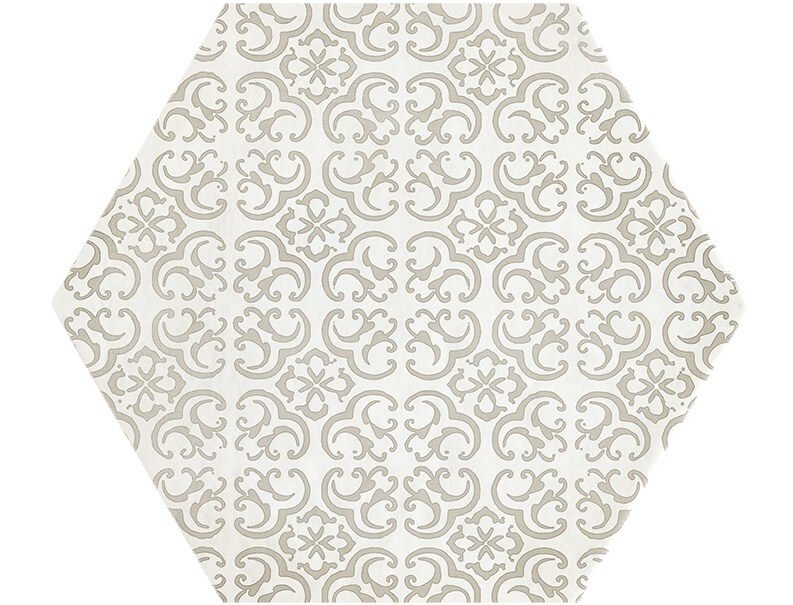 Декоративные элементы Bayker Oltremare Deco Perla, цвет серый, поверхность глянцевая, прямоугольник, 400x350