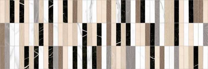 Керамическая плитка Arcana Oberon Bestla Multicolor, цвет бежевый, поверхность матовая, прямоугольник, 333x1000