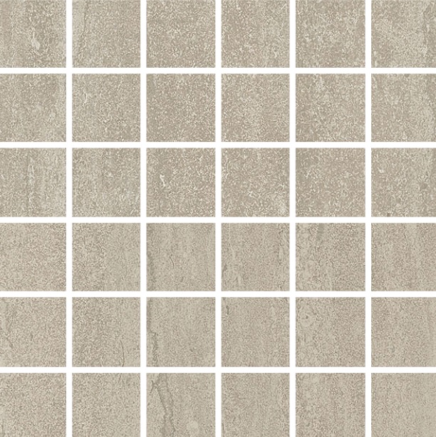 Керамогранит Мозаика Impronta Dorset Tortora Vein Cut Mosaico DR063MA, цвет серый, поверхность глянцевая натуральная, квадрат, 300x300