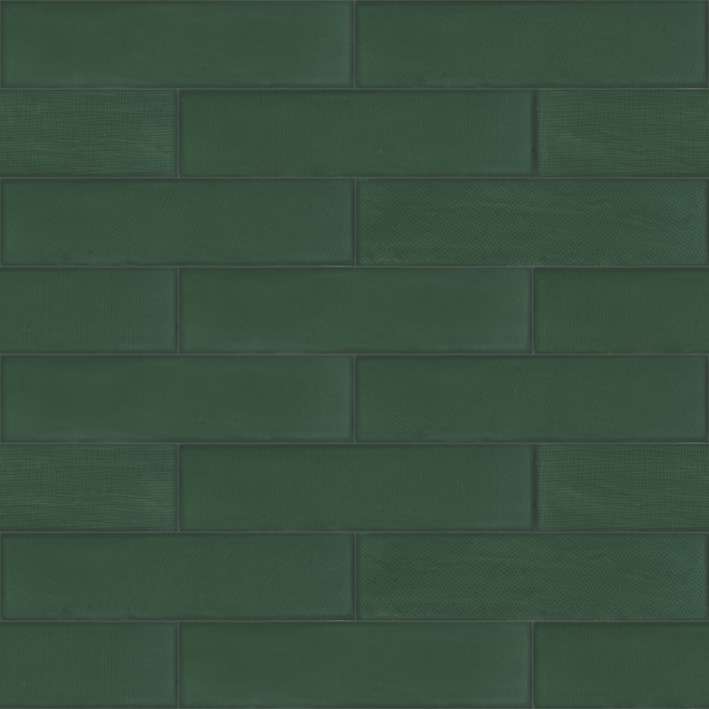 Керамическая плитка L'Antic Colonial Touch Bottle L138001091, цвет зелёный, поверхность глянцевая, под кирпич, 75x300