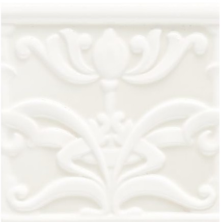 Вставки Grazia Essenze Liberty Bianco Craquele LIB010, цвет белый, поверхность глянцевая, квадрат, 130x130