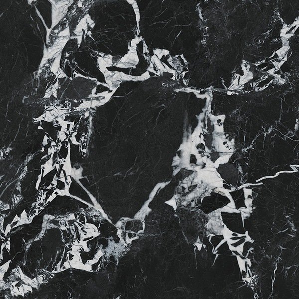Керамогранит Romario Supreme Mythos Black, цвет чёрный, поверхность полированная, квадрат, 900x900