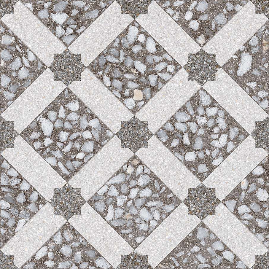 Декоративные элементы Vives Farnese Mancini Grafito, цвет серый, поверхность матовая, квадрат, 300x300