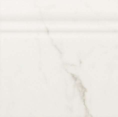 Бордюры Equipe Carrara Skirting Matt 23096, цвет белый, поверхность матовая, квадрат, 150x150