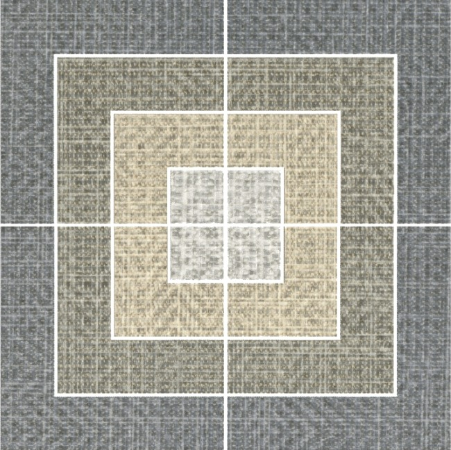 Декоративные элементы Made+39 Wool Mosaico Quadri WDQ0010, цвет разноцветный, поверхность матовая, квадрат, 300x300