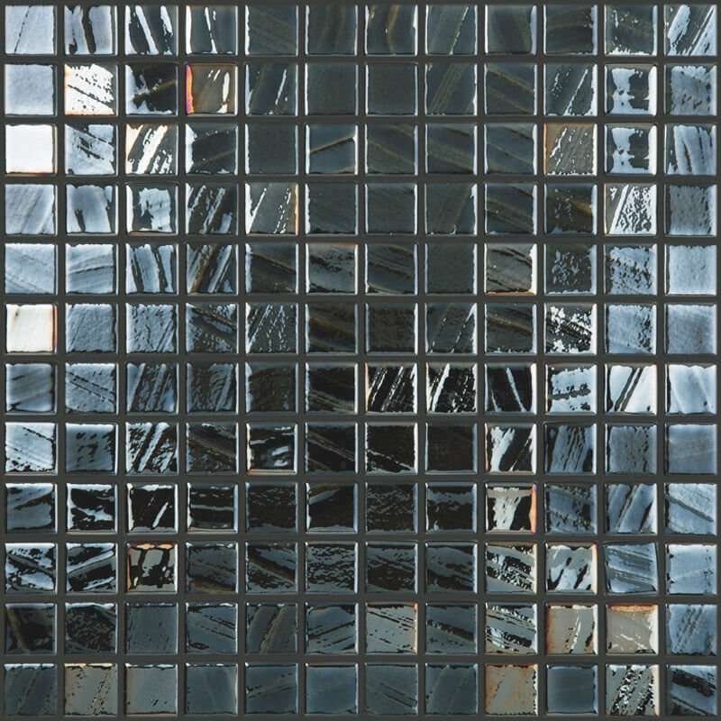 Мозаика Vidrepur Titanium № 781, цвет чёрный, поверхность глянцевая, квадрат, 317x317