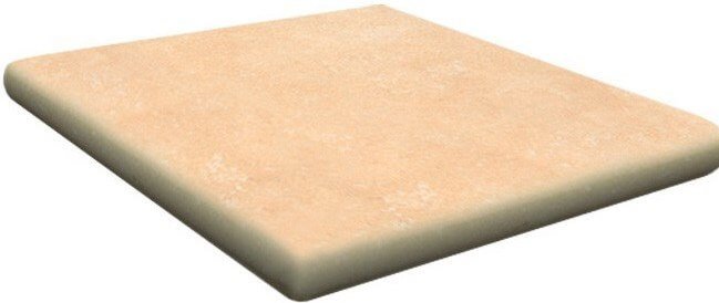 Ступени Exagres Cartabon Stone Cream, цвет бежевый, поверхность матовая, квадрат с капиносом, 330x330