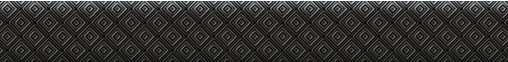 Бордюры Нефрит керамика Катрин черный 13-01-1-26-41-04-1451-0, цвет чёрный, поверхность глянцевая, прямоугольник, 30x250