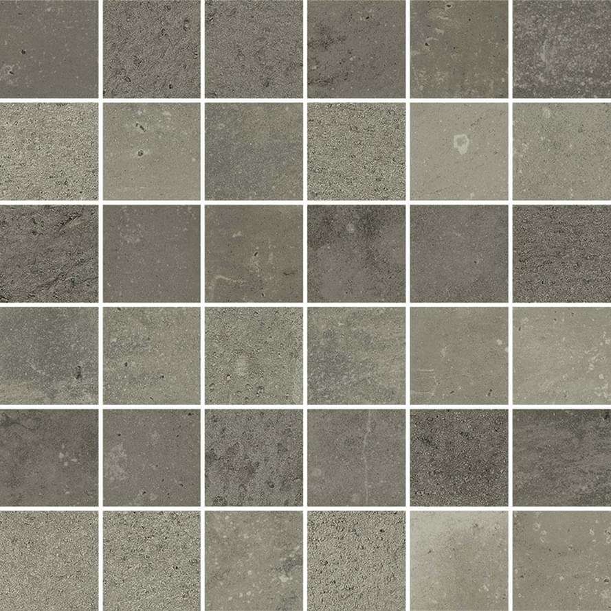 Мозаика Cerim Maps Dark Grey Mosaic 3D 747472, цвет серый, поверхность натуральная, квадрат, 300x300