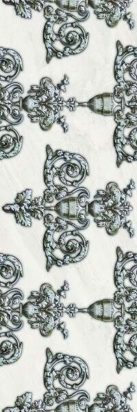 Декоративные элементы Azteca Decor Bikin R90 Ice, цвет белый, поверхность лаппатированная, прямоугольник, 300x900