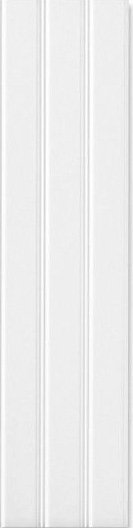 Керамическая плитка Grazia Boiserie Bianco Matt. BOI01, цвет белый, поверхность матовая, прямоугольник, 200x800