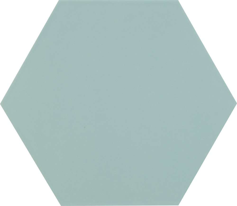 Керамогранит Tagina Details Hex Field Aqua 9EF37HF, цвет голубой, поверхность матовая, прямоугольник, 420x364
