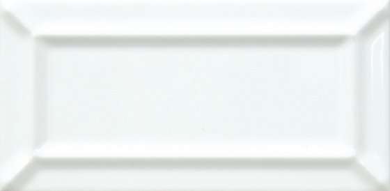 Керамическая плитка Adex ADNE1103 Liso Edge Blanco Z, цвет белый, поверхность глянцевая, кабанчик, 75x150