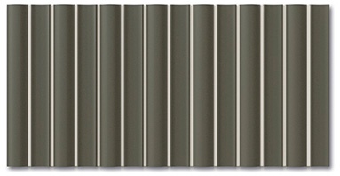 Керамическая плитка Wow Faces Bars Pine 133425, цвет зелёный, поверхность матовая 3d (объёмная), кабанчик, 125x250