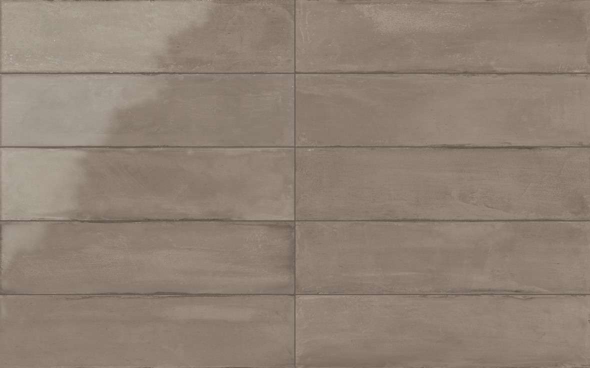 Керамическая плитка Iris Elementi Visone Naturale 537011, цвет коричневый, поверхность матовая, прямоугольник, 75x300