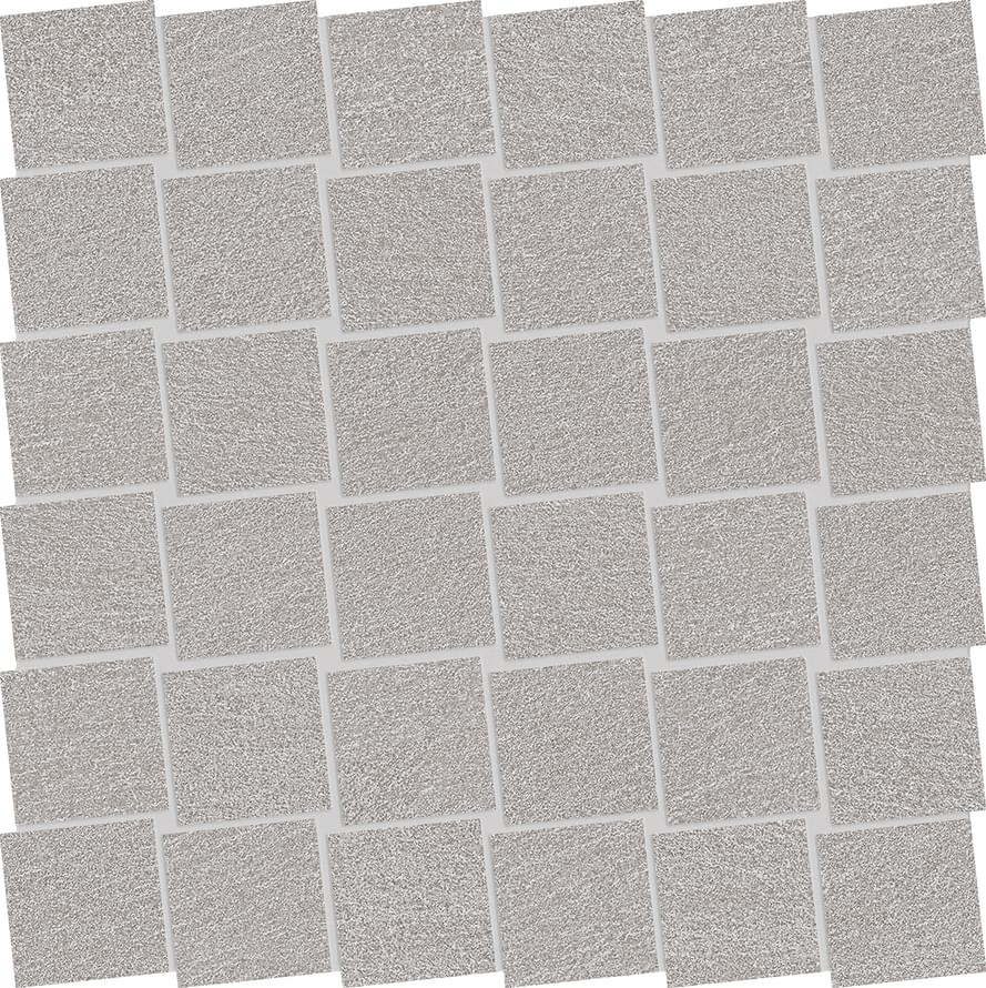 Мозаика Ergon Stone Talk Mosaico Dado Minimal Grey Naturale EDRC, цвет серый, поверхность натуральная, квадрат, 300x300