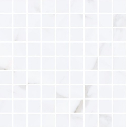 Мозаика Grasaro Monumento G-370/G/m01, цвет белый, поверхность глянцевая, квадрат, 300x300