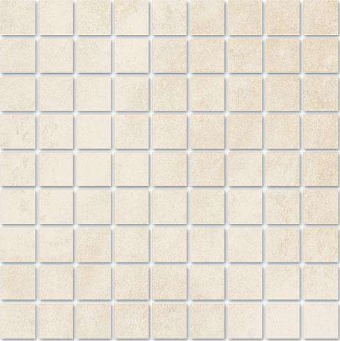 Мозаика Interbau Lithos Мозаика Silur Creme, цвет бежевый, поверхность матовая, квадрат, 313x313